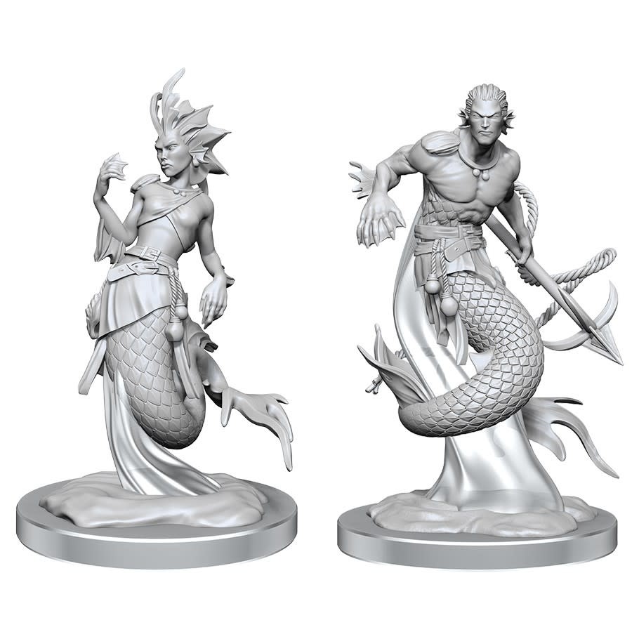 Dungeons & Dragons Nolzur's Marvelous Miniatures - Merfolk 2-pack, 4 cm