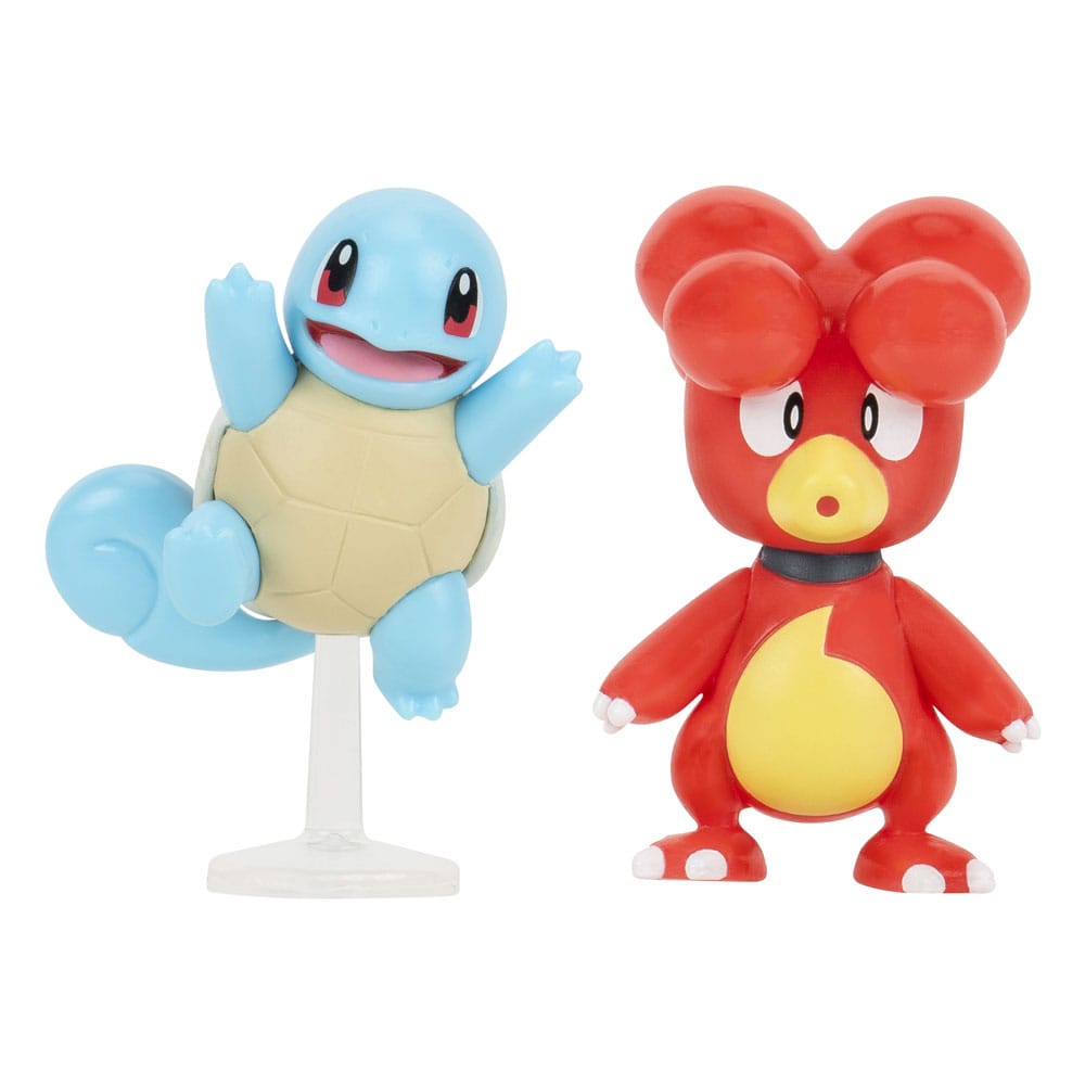 Pokémon Battle Feature Figures Magby & Squirtle 5 cm