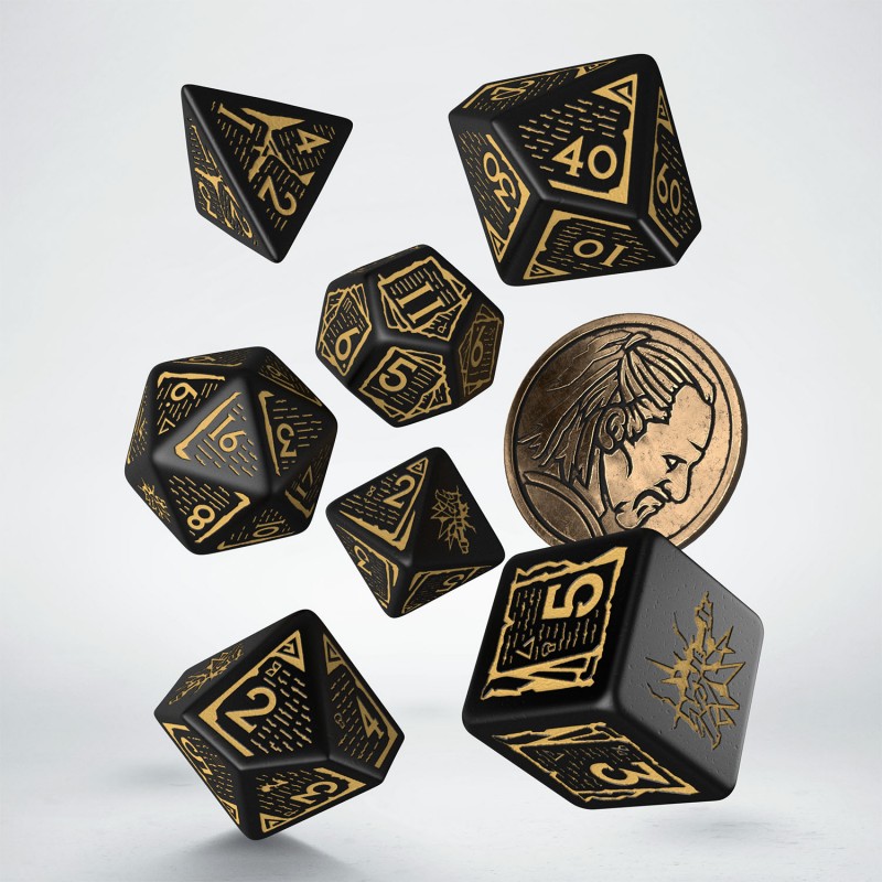 Kocka Set (7) QW The Witcher Dice Set. Vesemir - The Sword Master