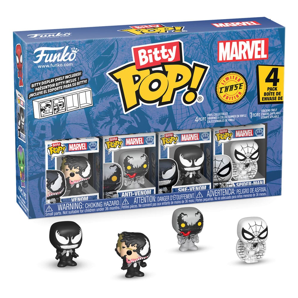 Funko Bitty POP: Marvel Spider-man - Venom / Anti-Venom / She-Venom