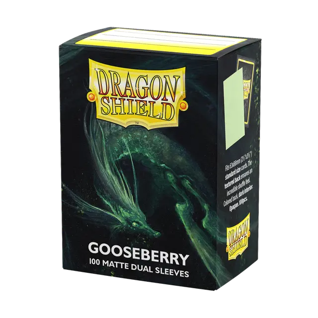 Obal Dragon Shield 100ks DUAL MATTE - Gooseberry