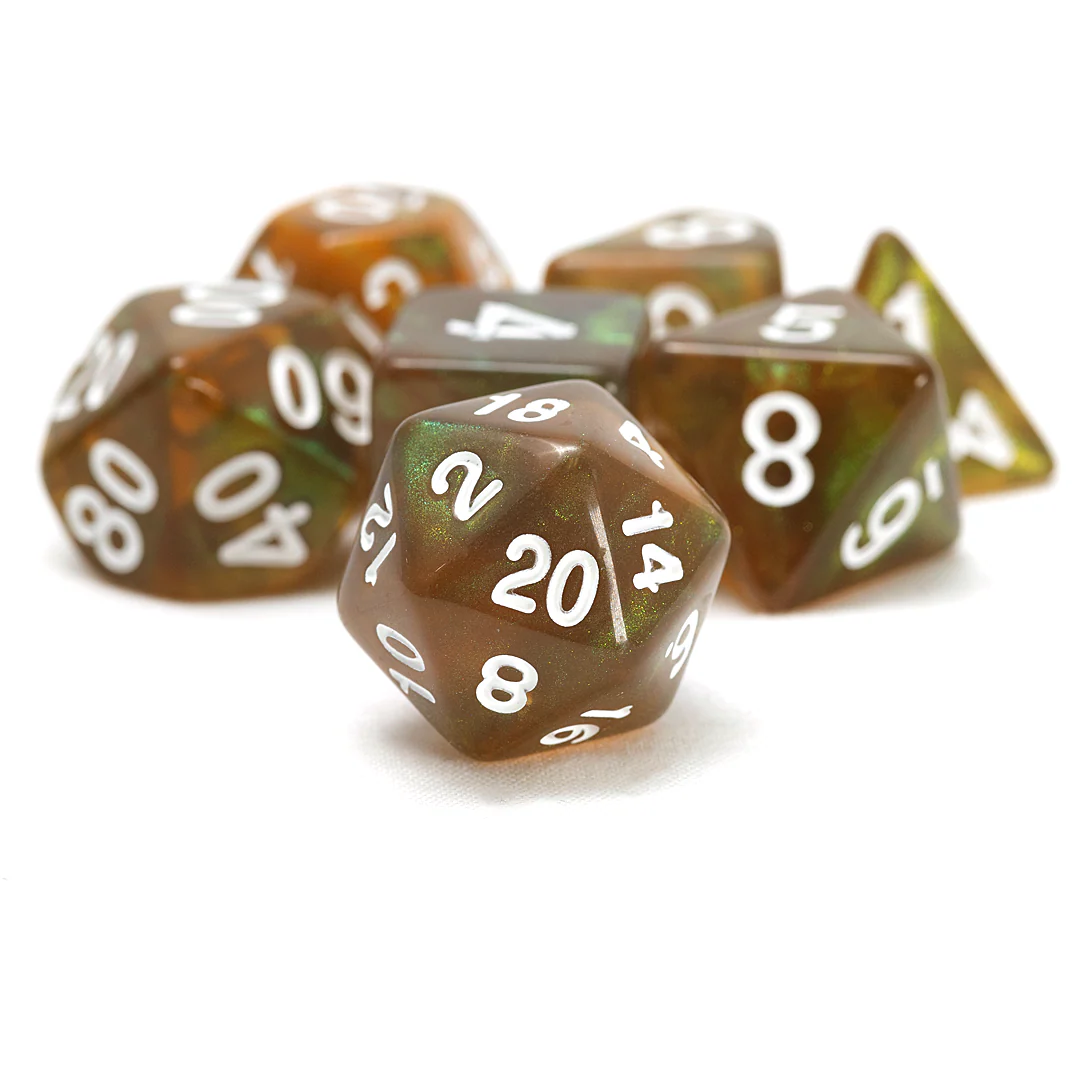 Kocka Set (8) Sirius Dice Set Treasure Peridot