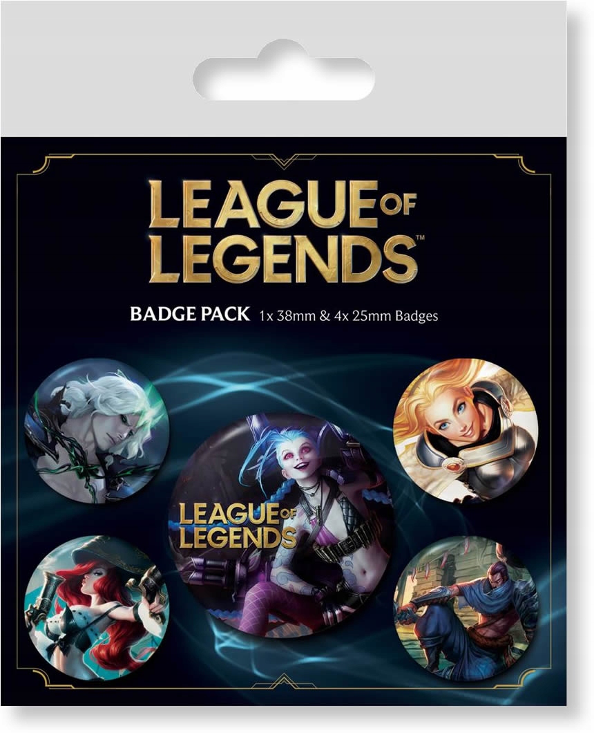 Odznak League of Legends Badge Pack (5)