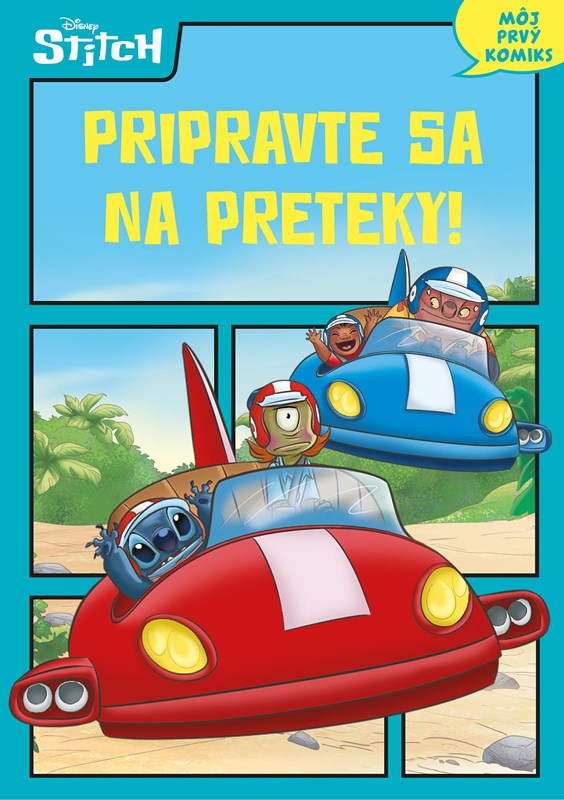 Môj prvý komiks: Stitch - Pripravte sa na preteky
