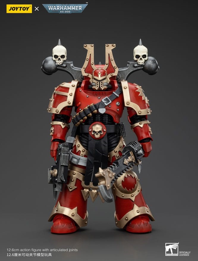 Warhammer 40k Action Figure 1/18 World Eaters Khorne Berzerker 2 13 cm