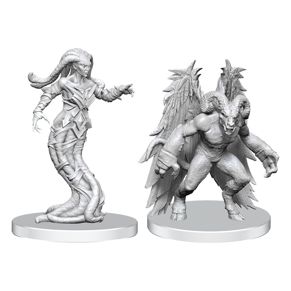 Pathfinder Miniatures - Gylou (Handmaiden Devil) & Ferrugon (Rust Devil)