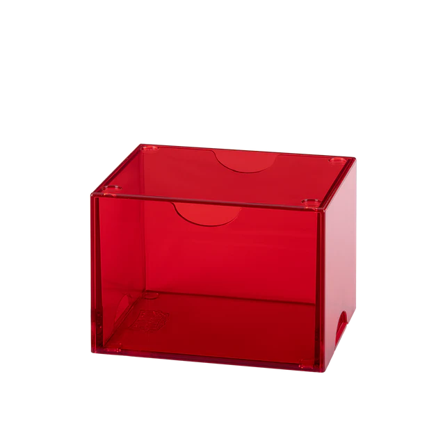 Krabička Dragon Shield Strongbox - CLEAR RED