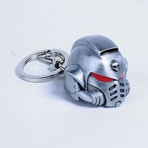 Kľúčenka Warhammer 40K Metal Keychain Space Marine Primaris Helmet
