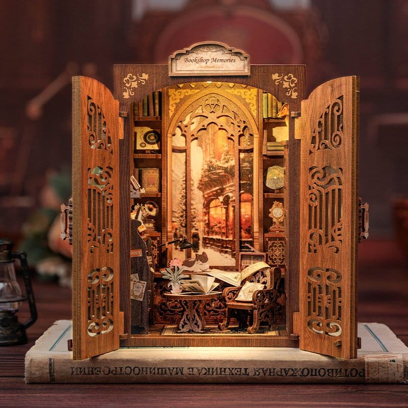 Book Nook Bookshop Memories 17 x 10 cm (3D Puzzle)