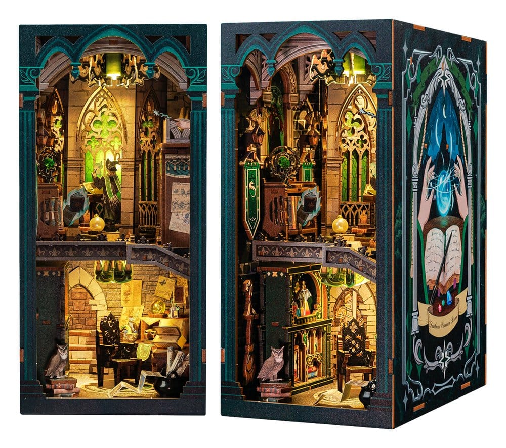 Book Nook Darkness Common Room 23 x 11 cm (3D Puzzle)