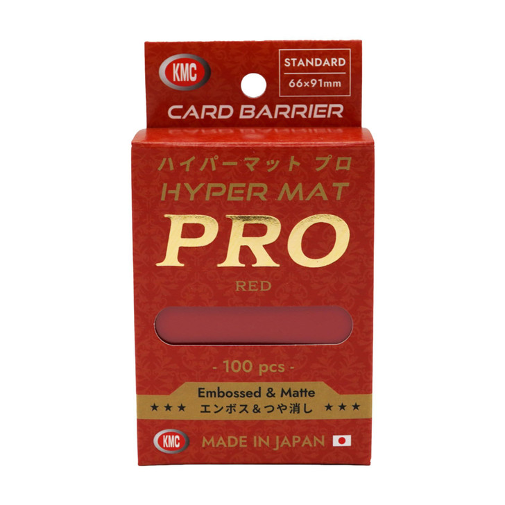 Obal KMC Hyper MAT PRO Sleeves 100 ks - Red