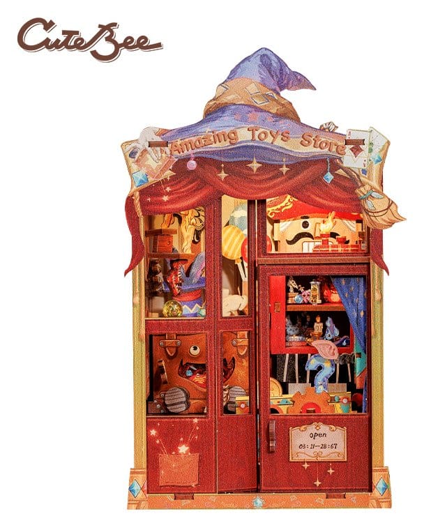Book Nook Amazing Toy Store 17 x 12 cm (3D Puzzle)