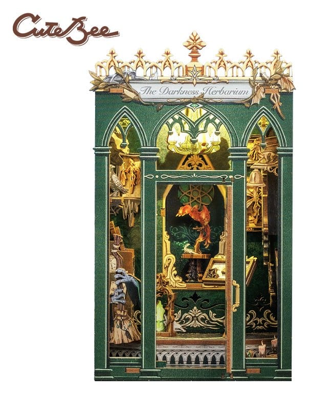 Book Nook The Darkness Herbarium 17 x 12 cm (3D Puzzle)