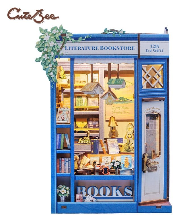 Book Nook Literature Bookstore 17 x 12 cm (3D Puzzle)