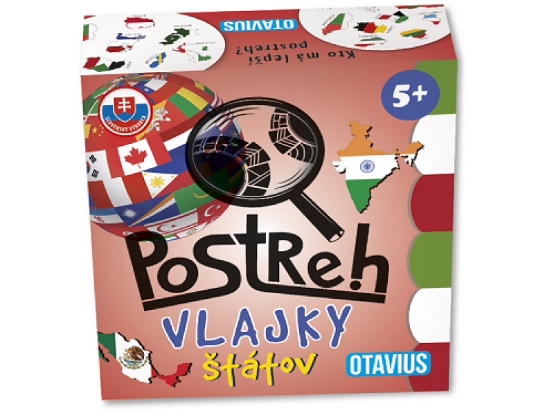 Postreh: Vlajky štátov - spoločenská hra