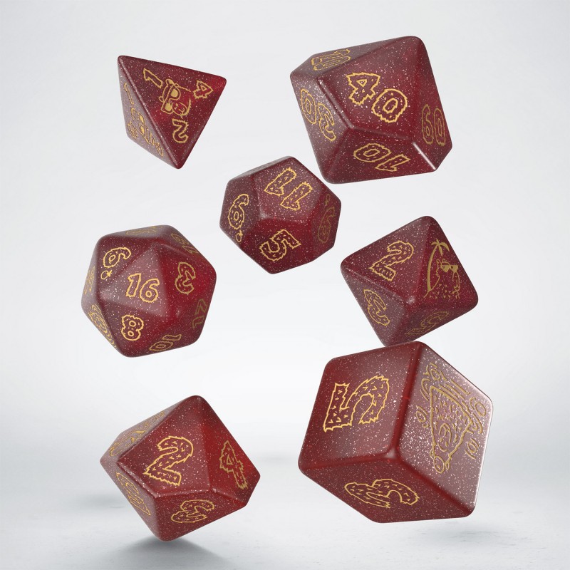 Kocka Set (7) QW Capybara Dice Set: Chillo