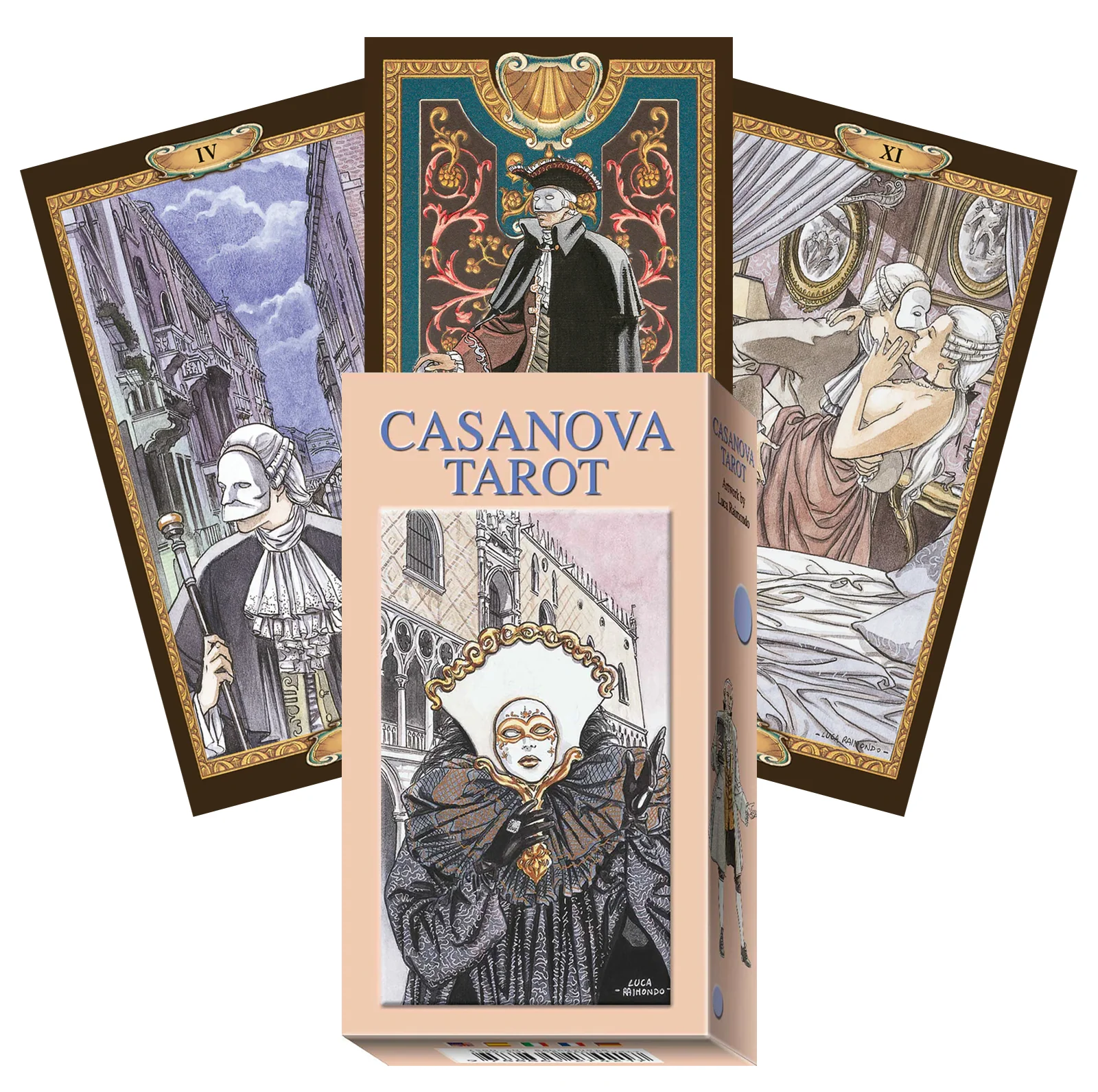 Tarot - Tarot Of Casanova Cards, Lo Scarabeo
