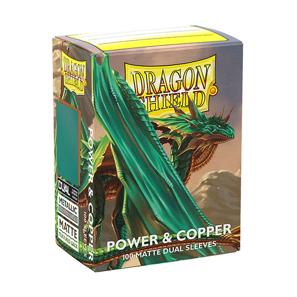 Obal Dragon Shield 100ks DUAL MATTE - Power & Copper