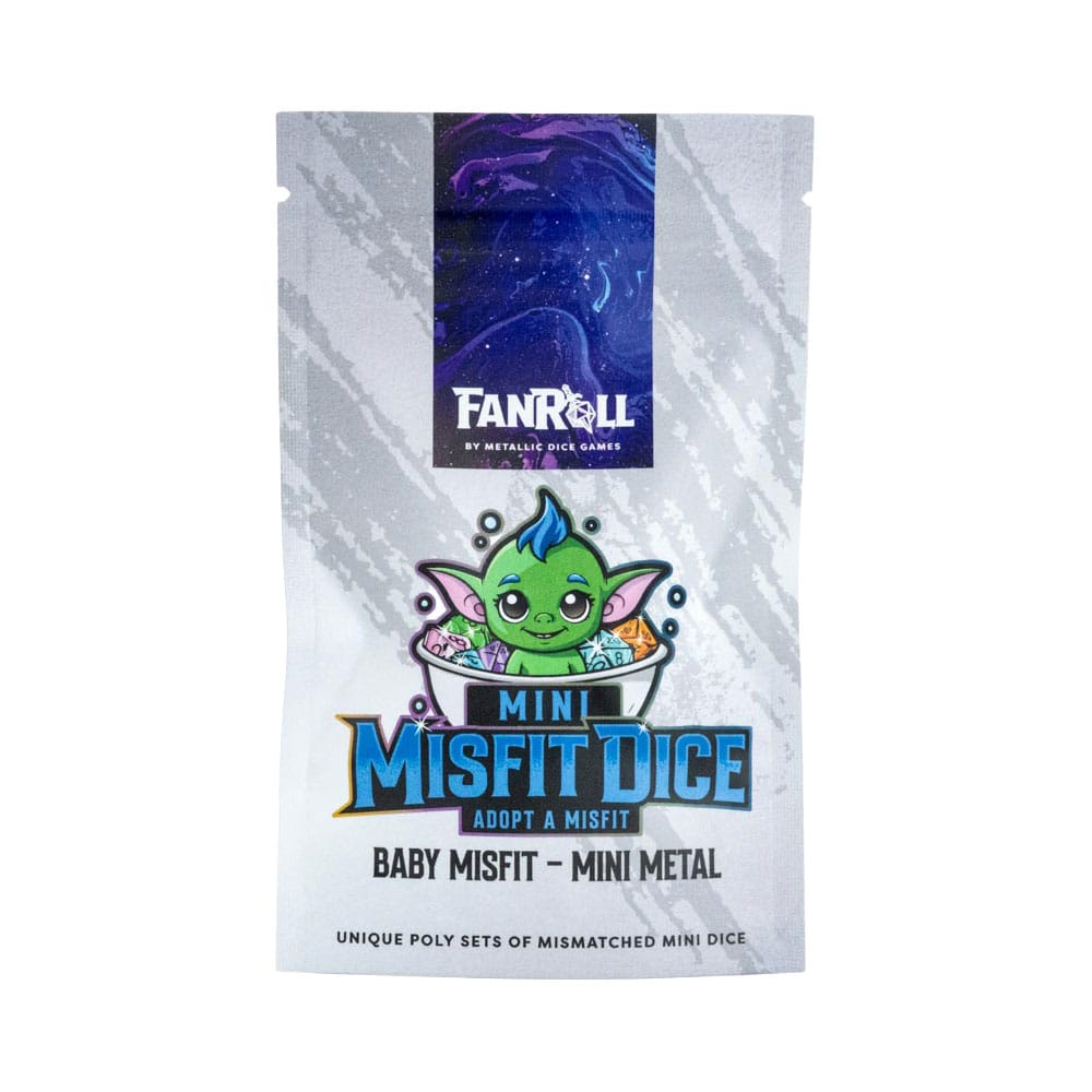 Kocka Set (7) - Misfit MINI METAL Dice Set Blind Bag (1)