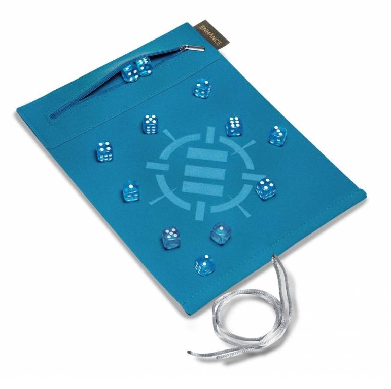 Roll on a Scrol Dice Set (12) - ENHANCE - Blue