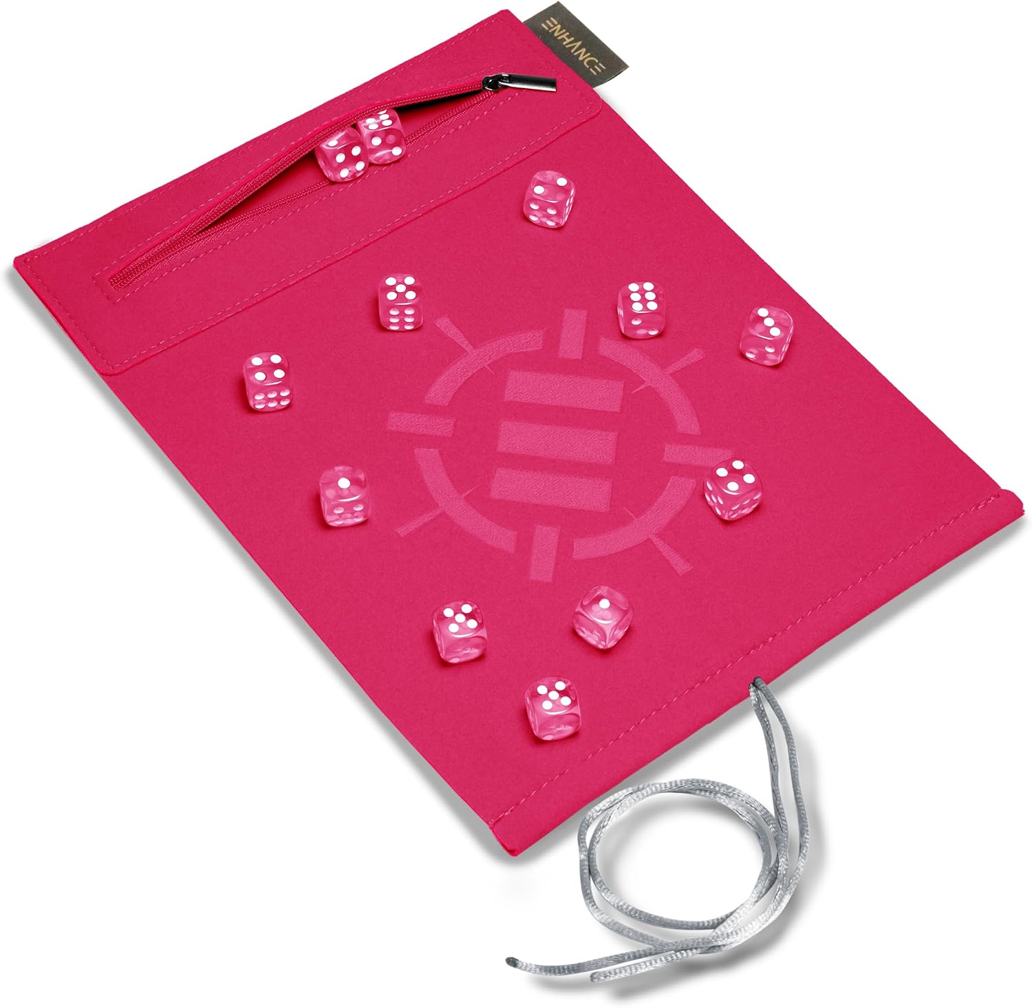 Roll on a Scrol Dice Set (12) - ENHANCE - Pink