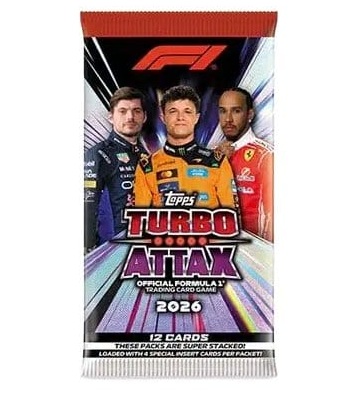 Topps Formula 1 Turbo Attax 2026 Trading Cards Pack (1)