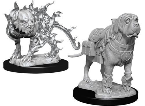 Dungeons & Dragons Nolzur's Marvelous Miniatures - Mastif & Shadow Mastif