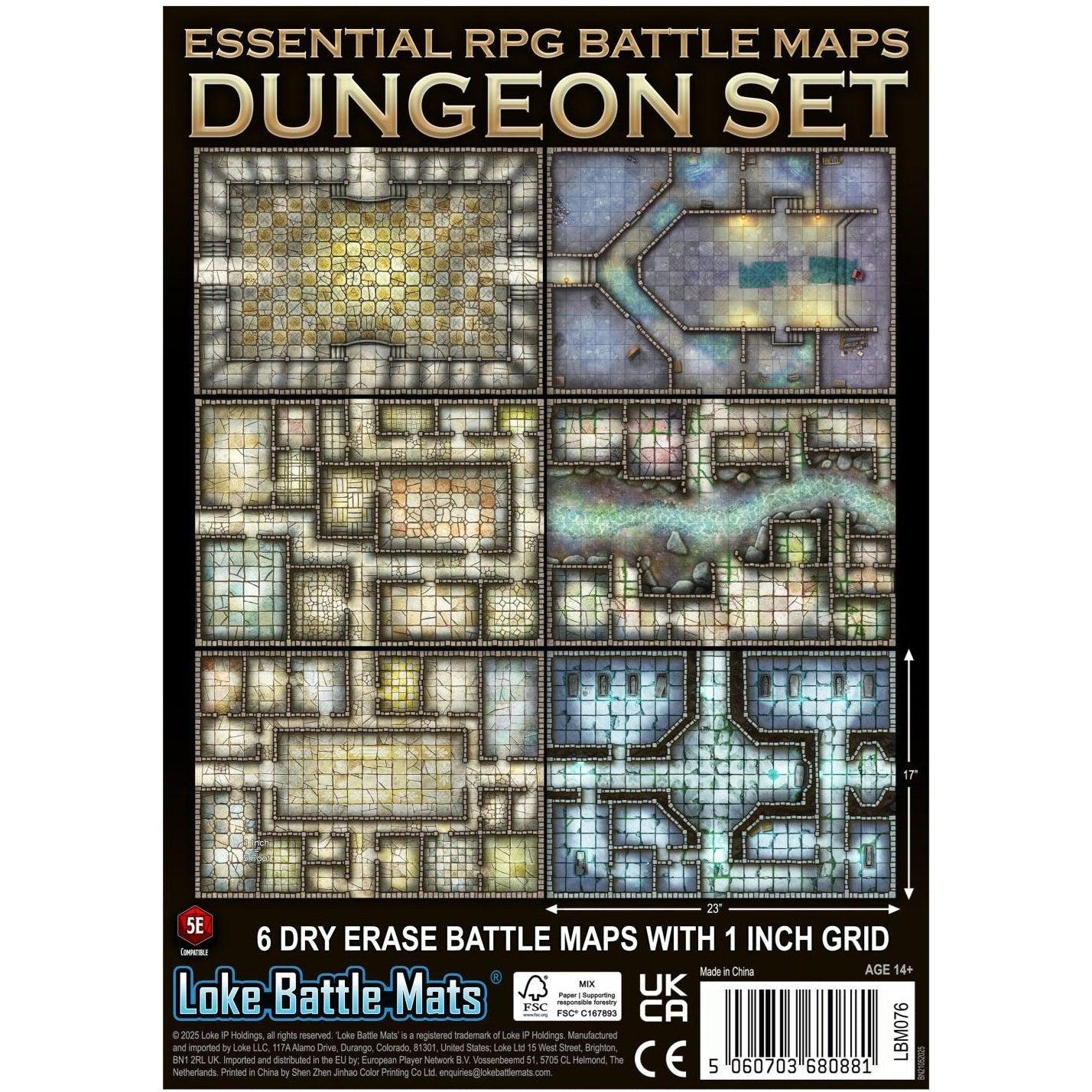 Essential RPG Battle Maps Dungeon Set EN