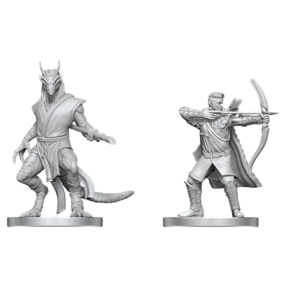Dungeons & Dragons Nolzur's Marvelous Miniatures - Elf Ranger & Dragonborn Monk