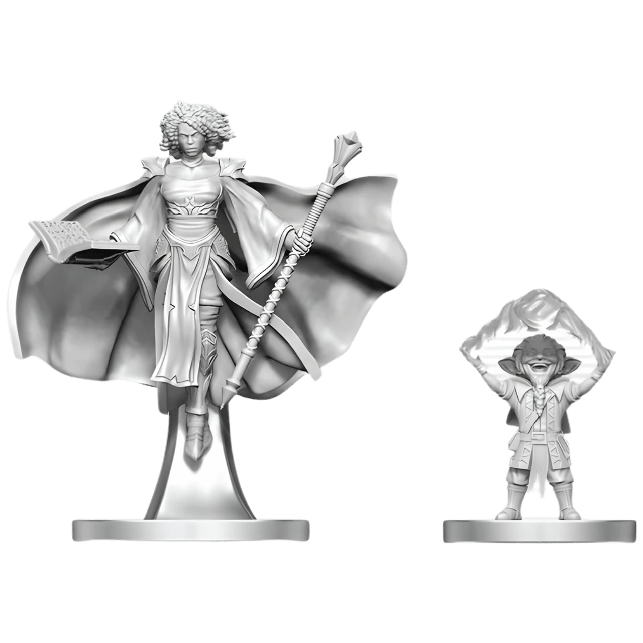 Dungeons & Dragons Nolzur's Marvelous Miniatures - Gnome Warlock & Aasimar Wizard
