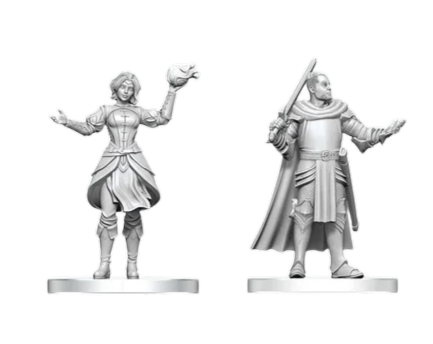 Dungeons & Dragons Nolzur's Marvelous Miniatures - Knight & Mage Apprentice