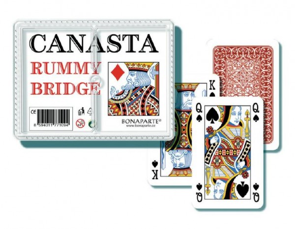 Canasta TEDDIES - plastová krabička