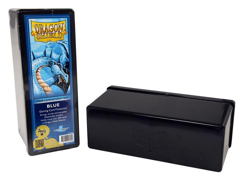 Krabička na karty Dragon Shield - 4 Compartment Box – blue