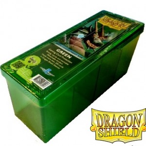 Krabička na karty Dragon Shield - 4 Compartment Box – green