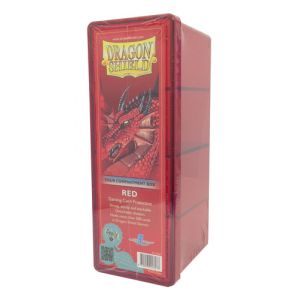 Krabička na karty Dragon Shield - 4 Compartment Box – red