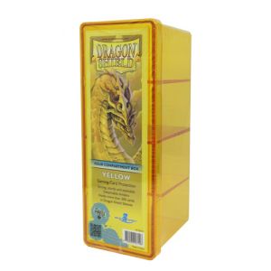 Krabička na karty Dragon Shield - 4 Compartment Box – yellow