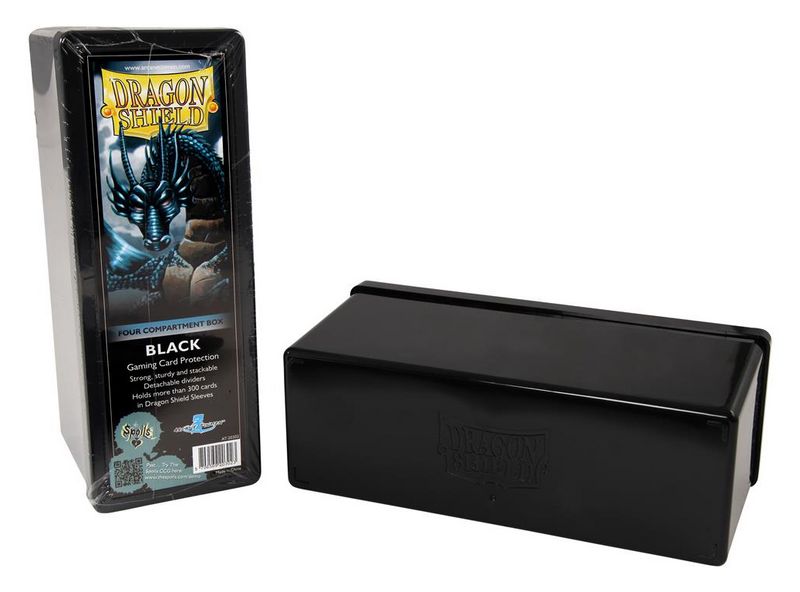 Krabička na karty Dragon Shield - 4 Compartment Box – black