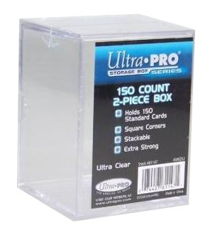 Krabička UltraPRO - na 150 kariet, plastová, priehľadná