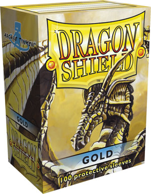 Obal Dragon Shield 100ks – zlatý