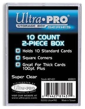 Krabička UltraPRO - na 10 kariet, plastová, priehľadná