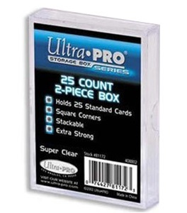 Krabička UltraPRO - na 25 kariet, plastová, priehľadná