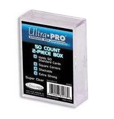 Krabička UltraPRO - na 50 kariet, plastová, priehľadná