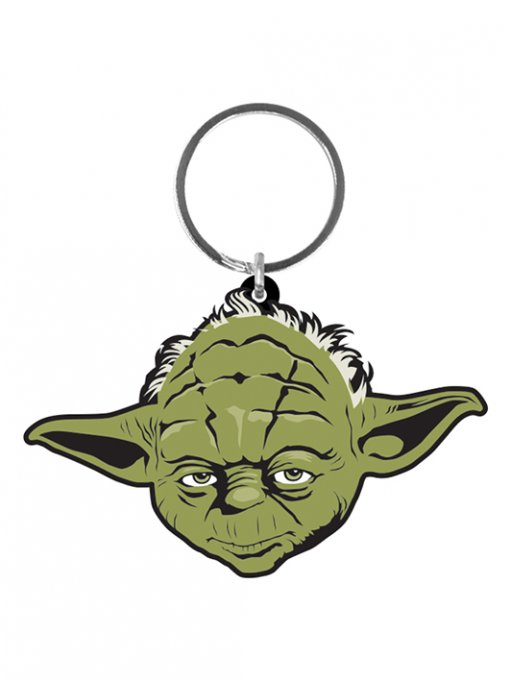 Kľúčenka Star Wars Yoda Rubber Keychain 6 cm 