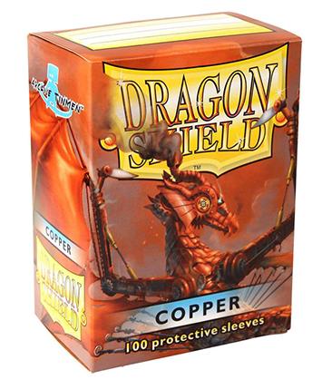 Obal Dragon Shield 100ks – copper/meď