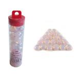 Kamienky Glass Stones (40/4“ tube) - Crystal Pink