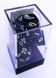 Kocka Set (7) - nepriehľadná - čierna,biela / black,white