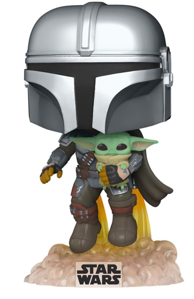 Funko POP: Star Wars The Mandalorian - Mando Flying w/ Jet Pack 10 cm