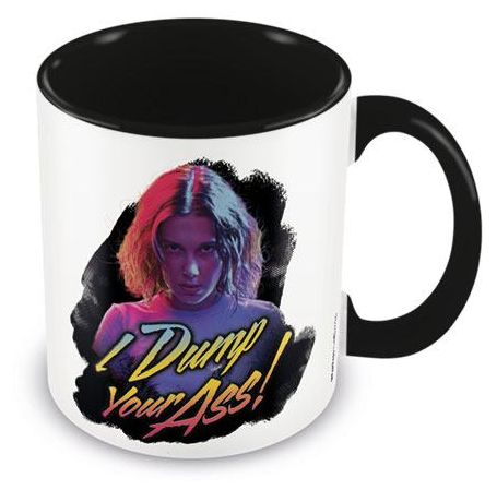 Šálka Stranger Things Coloured Inner Mug I Dump Your Ass Retro