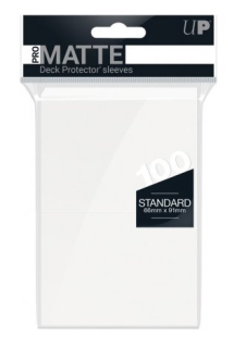 Obal UltraPRO Standard Matte 100ks – biely