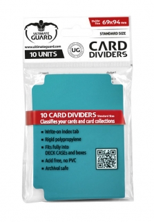 Deck Dividers Ultimate Guard (10) - Petrol Blue - rozdeľovače kariet